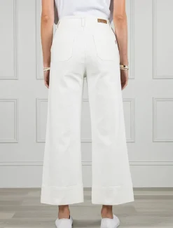 Wanda Denim Pant White