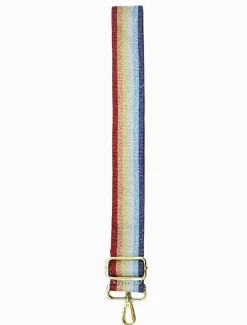 Webbing Bag Strap Glitter Rainbow