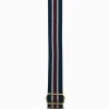 Webbing Bag Strap Navy White Red