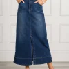 Whitney Washed Denim Skirt Indigo