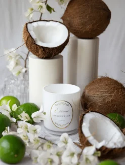 Zjoosh Candle Etienne Coconut u0026 Lime